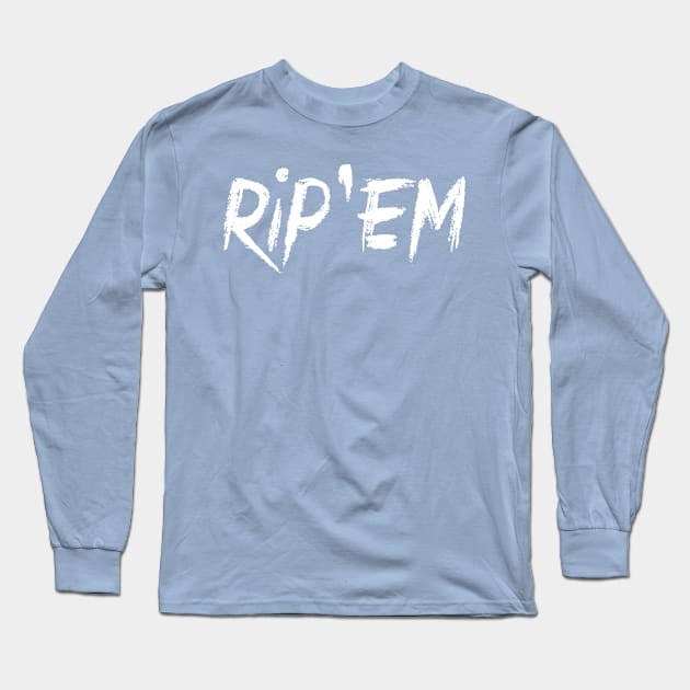 Rip'Em - No Holds Barred Long Sleeve T-Shirt by The Rewatch Podcast